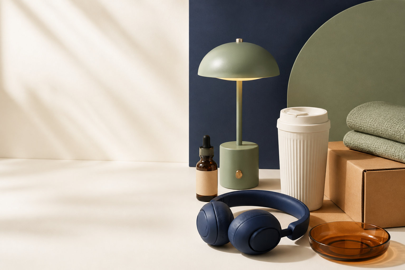 A curated selection of unbranded home, wellness, and technology products